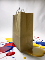 BOLSA GRANDE 43 x 30 Fondo 17 cms KRAFT CON MANIJA