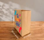 BOLSA MEDIANA 33 x 28 Fondo 16 cms KRAFT SIN MANIJA - Imagen 2