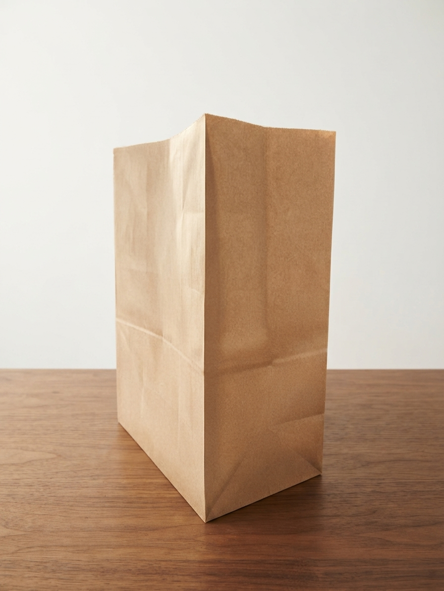A1KN BOLSA GRANDE 43 x 30 Fondo 17 cms KRAFT SIN MANIJA - Imagen 1