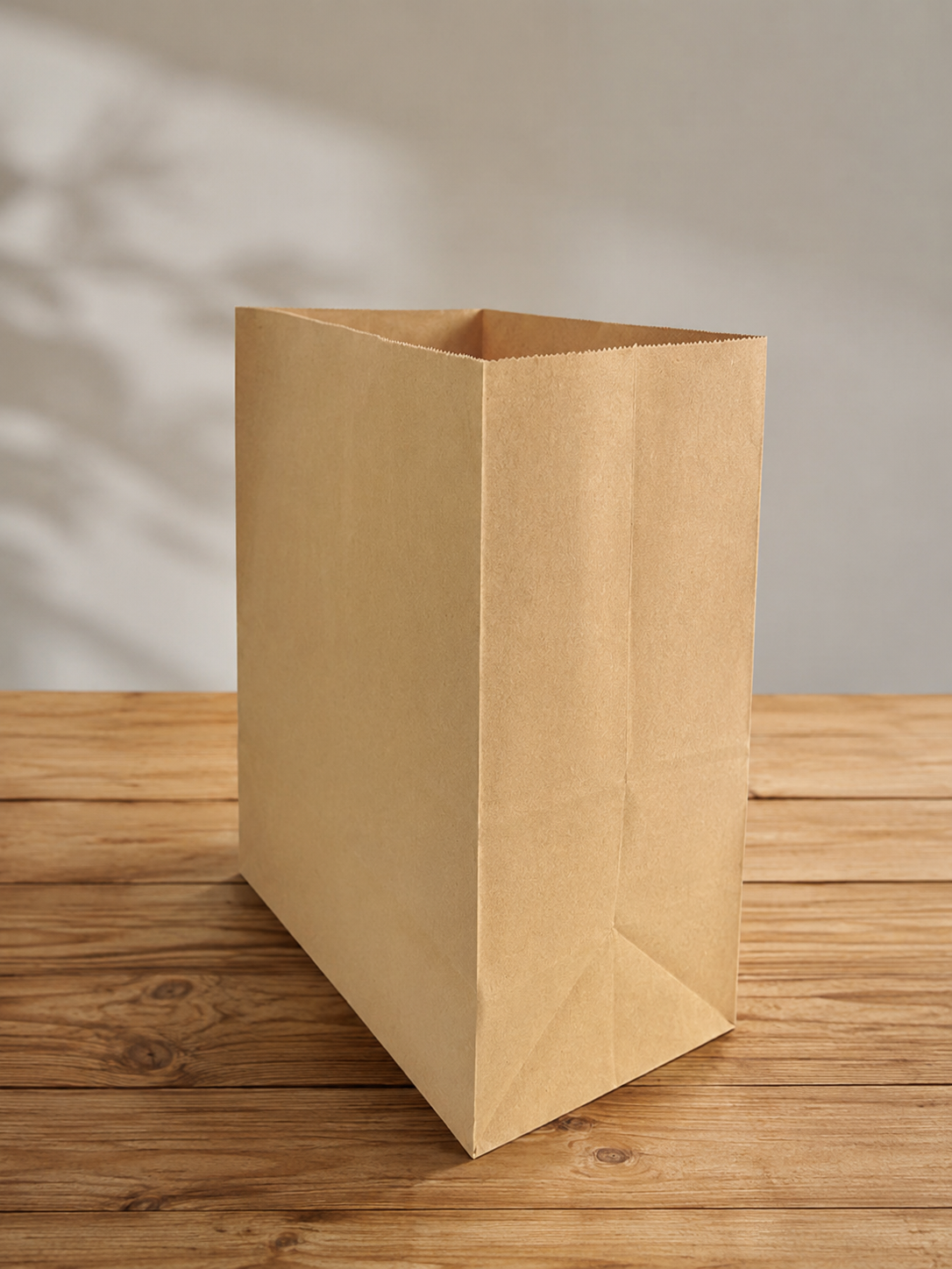B1KN BOLSA MEDIANA 33 x 28 Fondo 16 cms KRAFT SIN MANIJA - Imagen 1